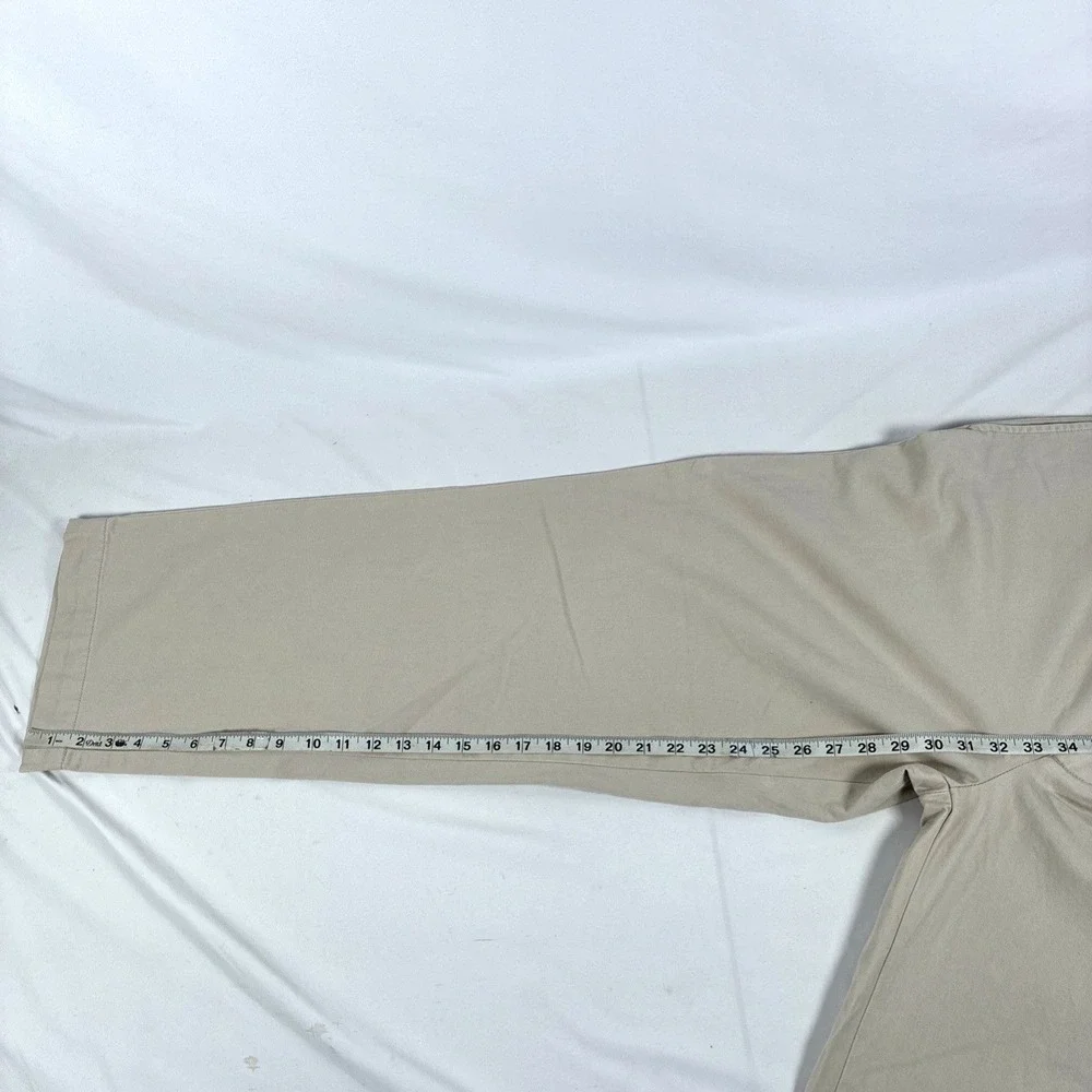 Y2K Mens Dockers Iconic Khaki Flat Front Relaxed Fit Pants Size 38x32 NWT Beige